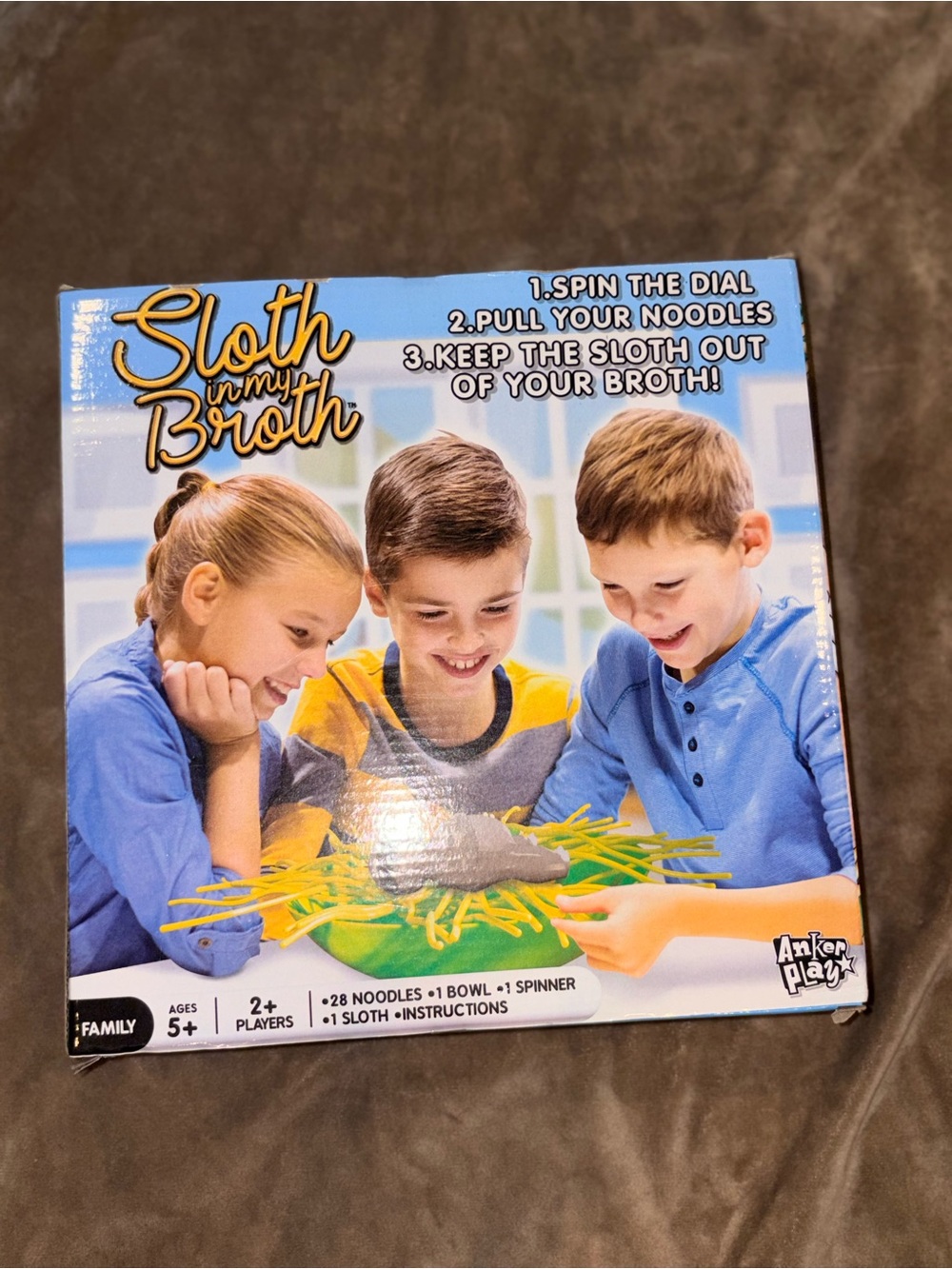 Anker Play Sloth in My Broth Family Board Game - Ages 5+ (2+ Players)